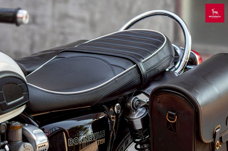 Triumph Bonneville T120 ปี2018 มือเดียว สีทูโทน วิ่งน้อย6,000Km. รูปที่ 16