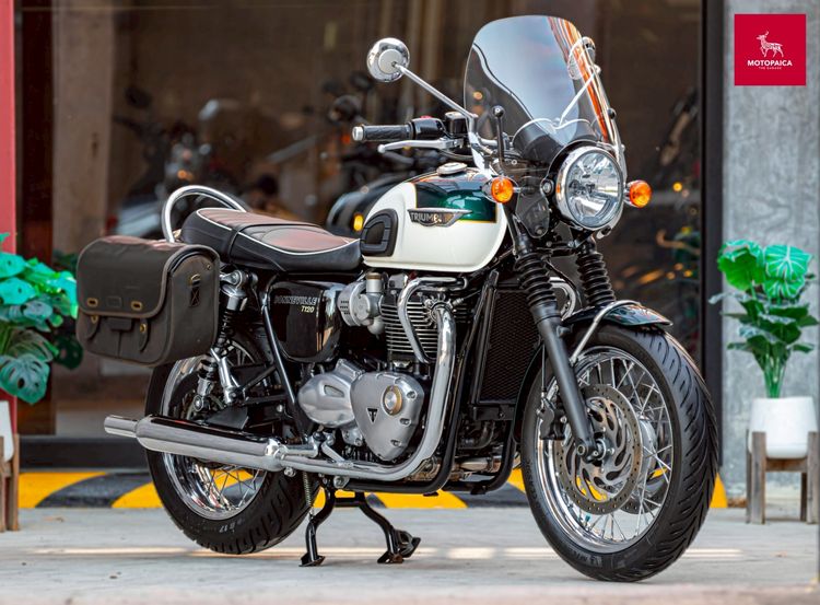 Triumph Bonneville T120 ปี2018 มือเดียว สีทูโทน วิ่งน้อย6,000Km.
