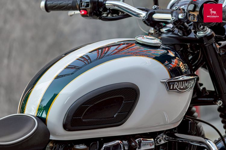 Triumph Bonneville T120 ปี2018 มือเดียว สีทูโทน วิ่งน้อย6,000Km. รูปที่ 15