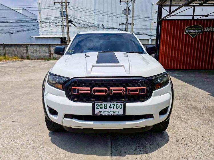 Ford Ranger 2018 2.2 Hi-Rider XL Plus Pickup ดีเซล ไม่ติดแก๊ส เกียร์ธรรมดา ขาว รูปที่ 2