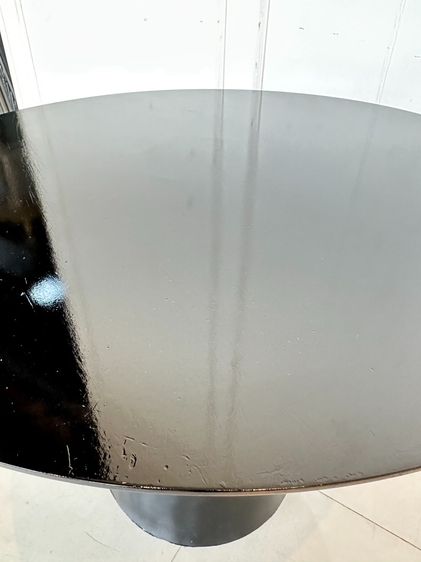 โต๊ะคอฟฟี่เทเบิ้ล ท็อปทรงกลม โครงเหล็ก ขาทรงกรวย  รูปที่ 4