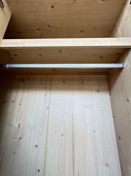 ตู้เสื้อผ้า 4 บานเปิด 2 ลิ้นชัก โครงฐานไม้ MDF สีบีช  รูปที่ 17