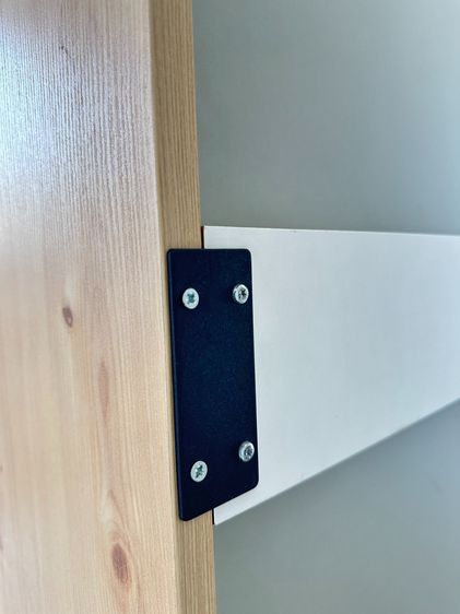 ตู้เสื้อผ้า 4 บานเปิด 2 ลิ้นชัก โครงฐานไม้ MDF สีบีช  รูปที่ 6