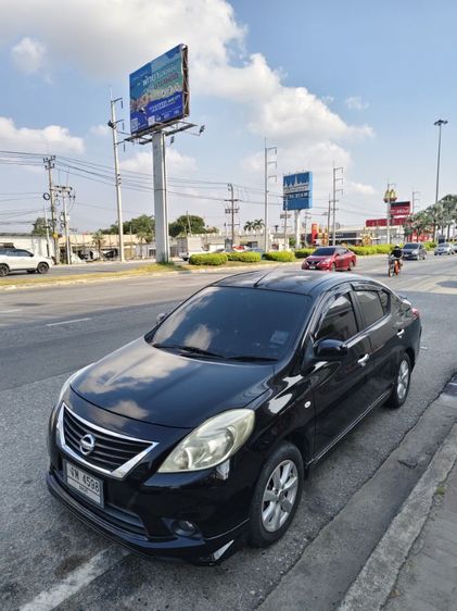 Nissan Almera 2013 1.2 VL Sportech Sedan เบนซิน ไม่ติดแก๊ส เกียร์อัตโนมัติ ดำ รูปที่ 2