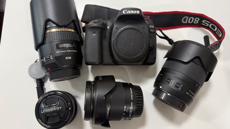 กล้อง Canon 80D และ เลนส์