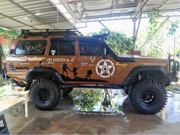 Toyota Land Cruiser 1965 4.0 4WD Pickup ดีเซล ไม่ติดแก๊ส เกียร์ธรรมดา น้ำตาล รูปที่ 4