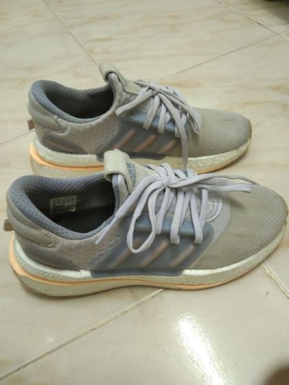 รองเท้าผ้าใบสำหรับผู้หญิงยี่ห้อADIDAS ของแท้สีsilver orange รูปที่ 2