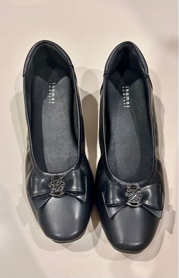 รองเท้าคัทชูสีดำหนังแท้ Thames