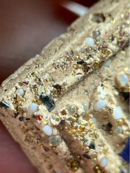 พระสมเด็จเม็ดพระธาตุพิมพ์ใหญ่ฐานแซมหลังเจดีย์พระธาตุพนม เห็นเม็ดพระธาตุชัดเจน รูปที่ 17