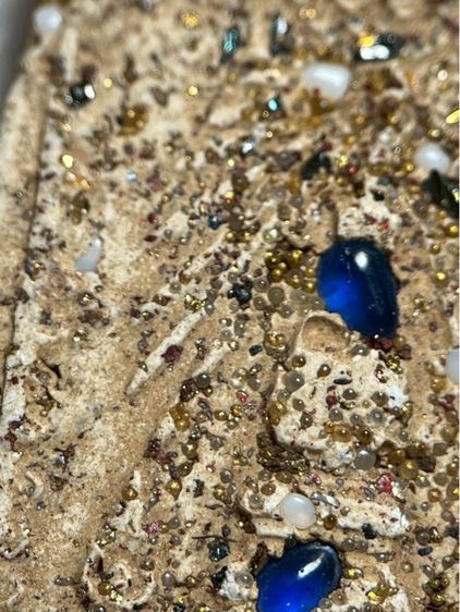 พระสมเด็จเม็ดพระธาตุพิมพ์ใหญ่ฐานแซมหลังเจดีย์พระธาตุพนม เห็นเม็ดพระธาตุชัดเจน รูปที่ 15