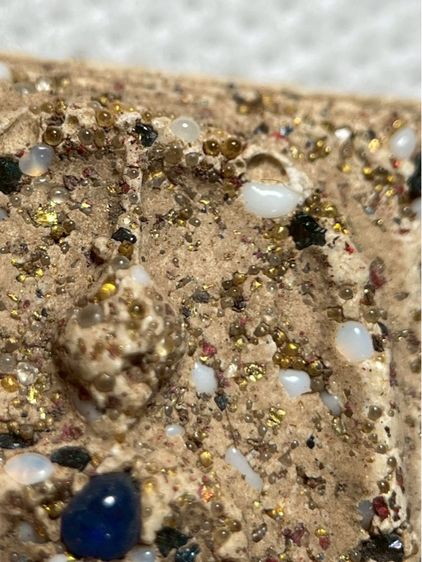 พระสมเด็จเม็ดพระธาตุพิมพ์ใหญ่ฐานแซมหลังเจดีย์พระธาตุพนม เห็นเม็ดพระธาตุชัดเจน รูปที่ 7