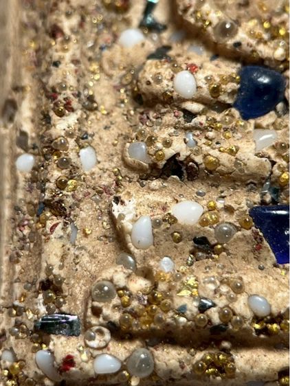 พระสมเด็จเม็ดพระธาตุพิมพ์ใหญ่ฐานแซมหลังเจดีย์พระธาตุพนม เห็นเม็ดพระธาตุชัดเจน รูปที่ 11