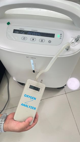 เครื่องผลิตออกซิเจนระบบไฟฟ้า Yuwell ขนาด 5 ลิตร มือ 2 รุ่น 9F-5BW  รูปที่ 3