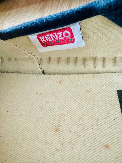 Kenzo Espadrilles Prototype Tiger Blue Nuit Fabric Size 42 รูปที่ 7