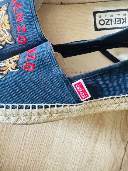 Kenzo Espadrilles Prototype Tiger Blue Nuit Fabric Size 42 รูปที่ 4