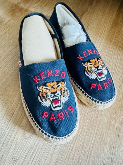 Kenzo Espadrilles Prototype Tiger Blue Nuit Fabric Size 42 รูปที่ 2
