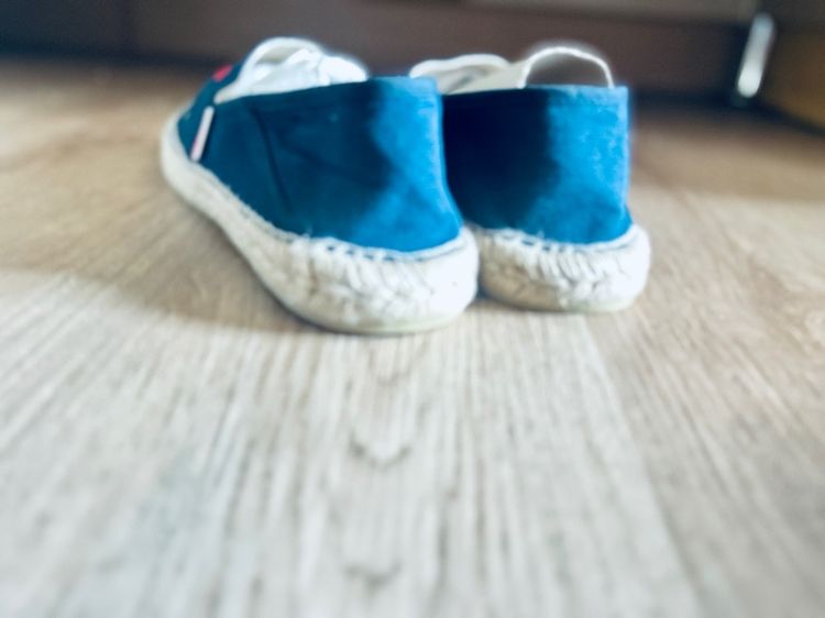 Kenzo Espadrilles Prototype Tiger Blue Nuit Fabric Size 42 รูปที่ 13