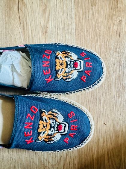 Kenzo Espadrilles Prototype Tiger Blue Nuit Fabric Size 42 รูปที่ 12