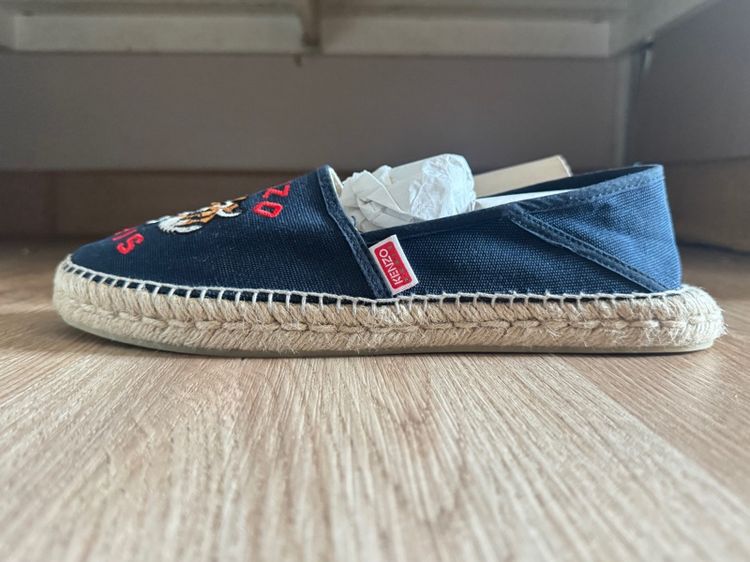 Kenzo Espadrilles Prototype Tiger Blue Nuit Fabric Size 42 รูปที่ 15