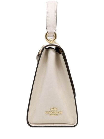 Coach แท้💯 มือสอง รุ่น F76620 COACH TILLY TOP HANDLE SATCHEL WITH SIGNATURE CANVAS COACH รูปที่ 9