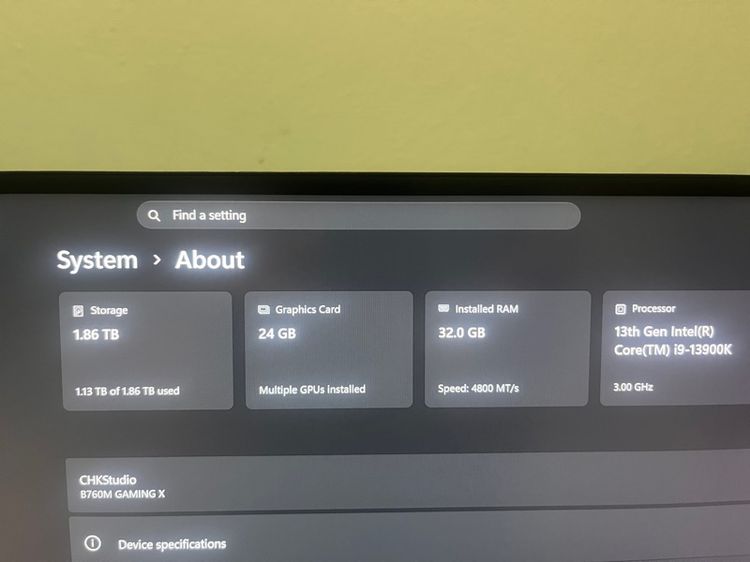 I9 13900 RTX309024gb รูปที่ 5