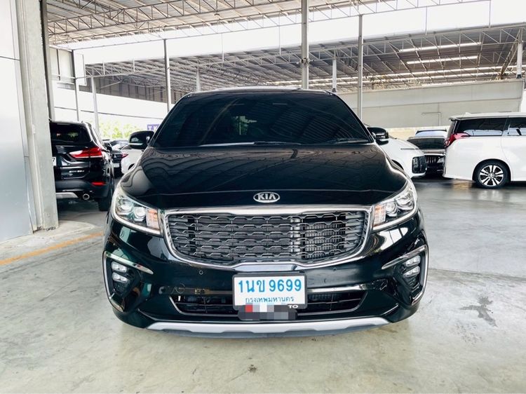 Kia Carnival 2020 2.2 SXL Van ดีเซล ไม่ติดแก๊ส เกียร์อัตโนมัติ ดำ รูปที่ 2