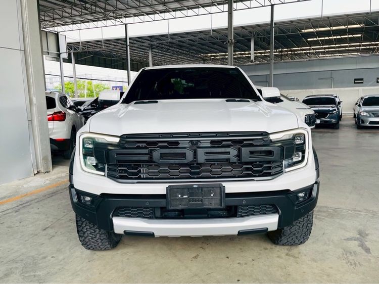 Ford Ranger 2023 Raptor 3.0 4WD Pickup เบนซิน ไม่ติดแก๊ส เกียร์อัตโนมัติ ขาว รูปที่ 2