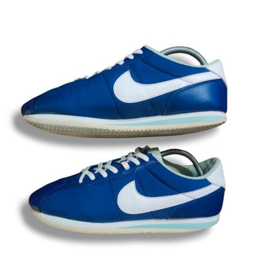 Nike Cortez Basic Nylon 44 28 cmสี Dark Treasure Blue Mint  รูปที่ 6
