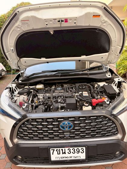 รถ Toyota Corolla Cross 1.8 Hybrid Premium Safety สี ขาว