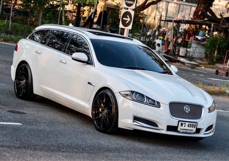 Jaguar XF-Series 2013 2.2 Sedan ดีเซล ไม่ติดแก๊ส เกียร์อัตโนมัติ ขาว รูปที่ 3