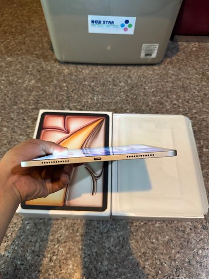 ขายถูกๆๆiPadAir7 M3 สีใหม่Star Light 128กิ๊กยกกล่องสูนTrueสภาพสวยๆใช้งานดีถูกมากกก รูปที่ 4