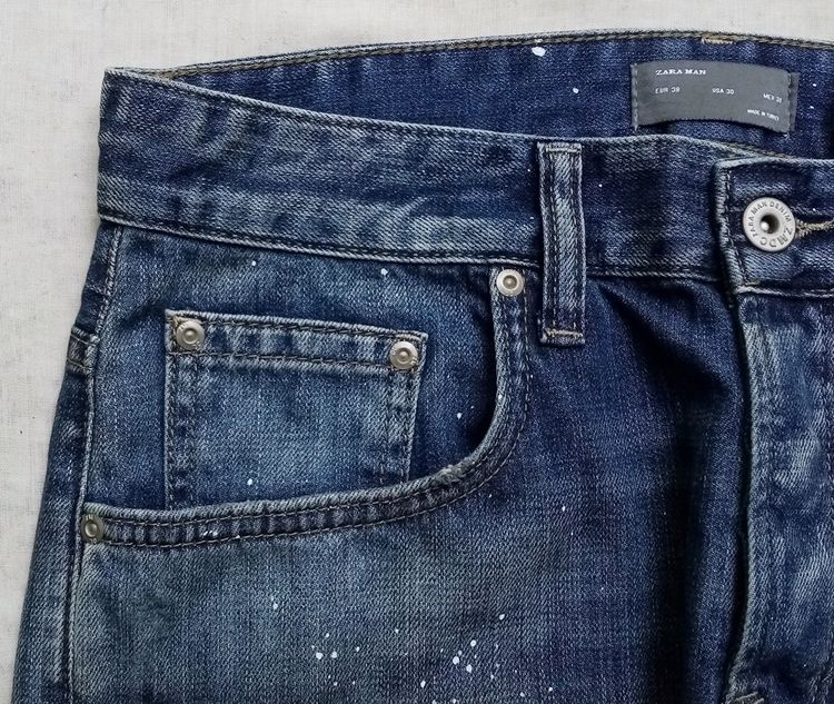 ใหม่เอี่ยม ป้ายห้อย ยีนส์ ZARA MAN รูปที่ 7