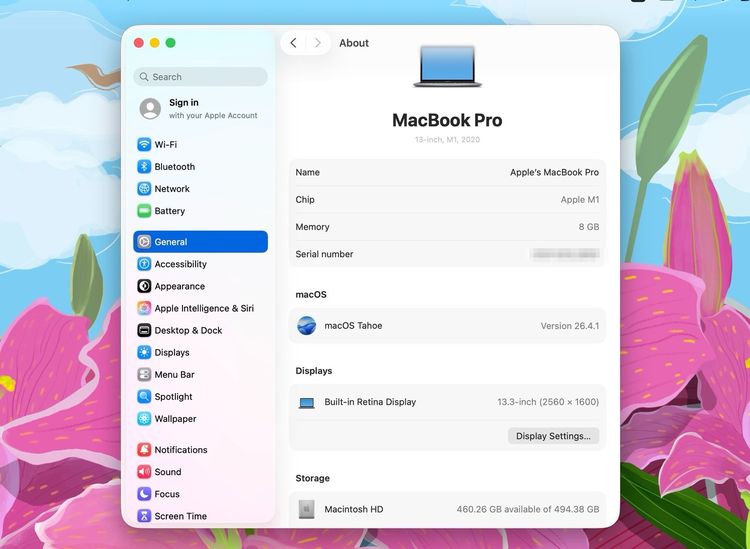 MacBook Pro 13-inch M1 2020 Ram8GB SSD512GB SpaceGray รูปที่ 12