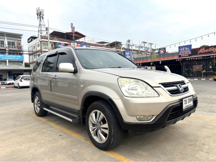 Honda CR-V 2002 2.0 E 4WD Utility-car เบนซิน ไม่ติดแก๊ส เกียร์อัตโนมัติ บรอนซ์ทอง รูปที่ 2