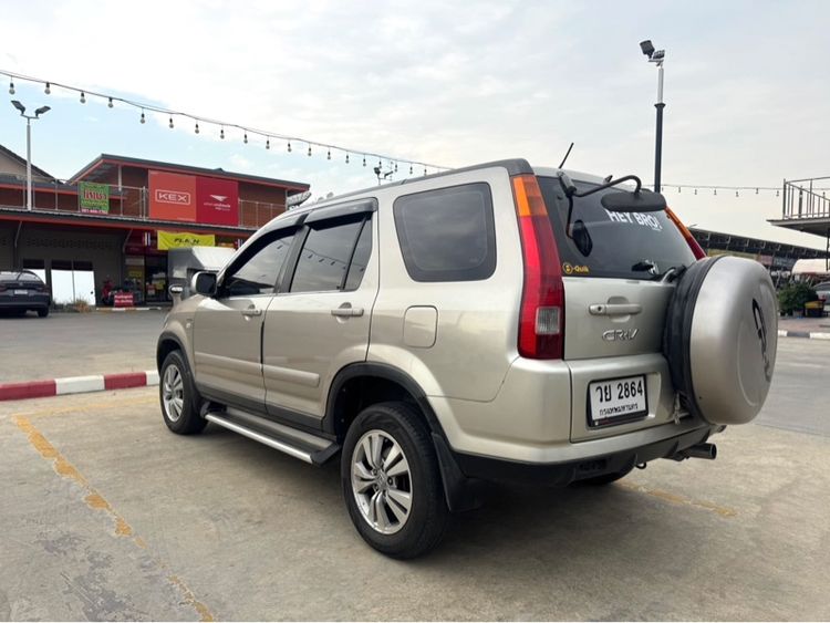 Honda CR-V 2002 2.0 E 4WD Utility-car เบนซิน ไม่ติดแก๊ส เกียร์อัตโนมัติ บรอนซ์ทอง รูปที่ 4