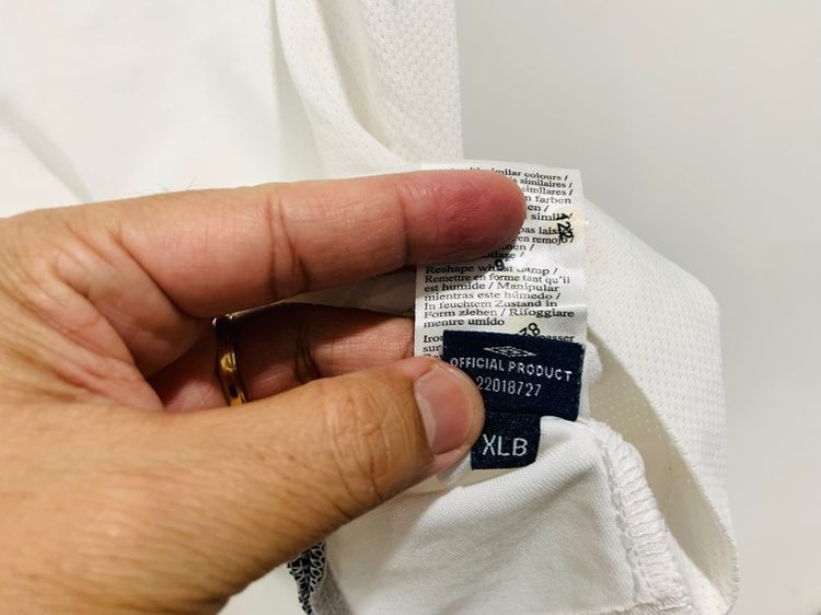 เสื้อ UMBRO England เบอร์ 10 Ben แท้ 💯size วัดจริง อก 19 ยาว 27 สภาพใหม่มาก ดีเทลสวย เนื้อผ้าดี รายละเอียดดีหายากน่าสะสมครับ รูปที่ 8