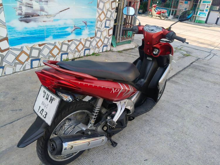 🛵ยังไงก็ขาย NOUVO-Elegance ปี 51 เครื่องดี สีสวย สตาร์ทมือ เล่มชุดโอนครบ+เปลี่ยนถ่ายน้ำมันเครื่องฟรี ส่งฟร30กิโล รูปที่ 7