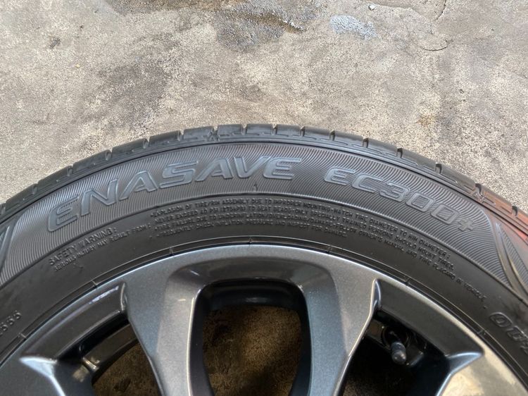 ✨ล้อแม็กพร้อมยาง✨Mazda 2 Skyactiv ขอบ 15 สีดำมิดไนท์ รูปที่ 7