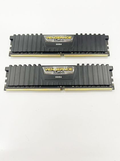 ที่เก็บข้อมูลและเมมโมรี่การ์ด Corsair Vengeance ram DDR 4 16GB (8GBx2) ถอดจากเครื่อง ใช้งานได้ดี ราคาถูกใจ