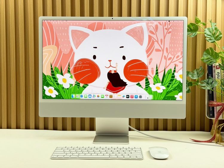 iMac 24-inch M3 2023 Ram16GB SSD256GB CPU8-Core GPU8-Core 2Ports Silver