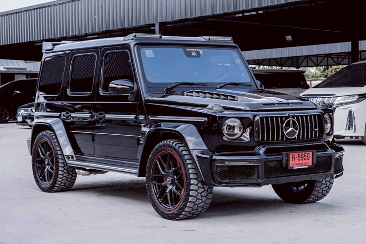Mercedes-Benz G-Class 2021 G400 ดีเซล ดำ รูปที่ 3