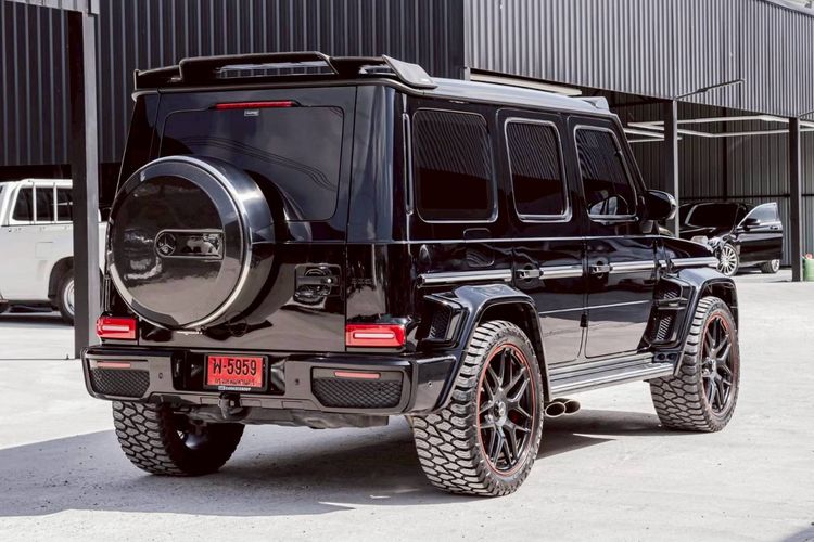 Mercedes-Benz G-Class 2021 G400 ดีเซล ดำ รูปที่ 4