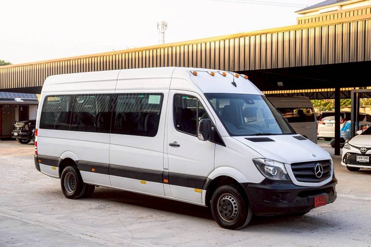 Mercedes-Benz Sprinter 2018 3.0 519 CDI Long Wheel Base 6 Van ดีเซล ขาว รูปที่ 3
