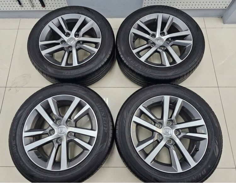 แม็กนีเซียมอัลลอย 16" Enkai ล้อ Honda 5รู 114 พร้อมยาง Dunlop ปี 23 ขอบ16 สภาพสวย นัดรับได้ครับ