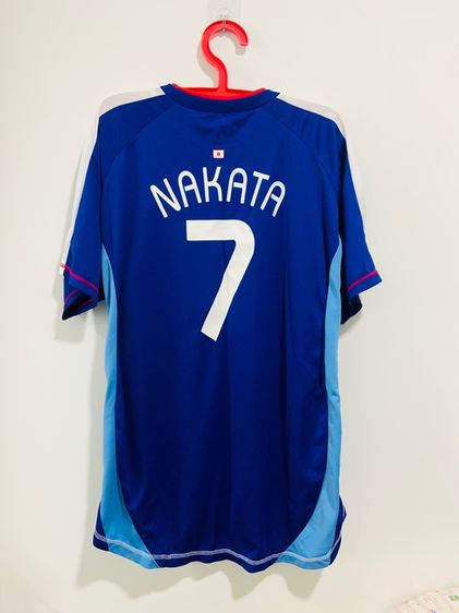เสื้อกีฬา JAPAN เบอร์ 7 NAKATA แท้ 💯 size L วัดจริงเอว 21.5 ยาว 28.5 นิ้ว สภาพใหม่มาก สกีนครบหน้าหลังสีสด ทรงสวย 