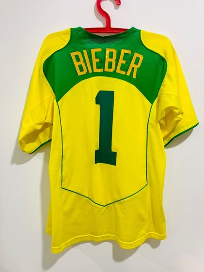 เสื้อกีฬา NIKE ทีม BRASIL เบอร์ 1 BIEBER แท้ 💯 size M ขนาด อก 21.5 ยาว 28.5 นิ้ว สภาพดี ดีเทลสวย เนื้อผ้าดีมากนิ่มใส่สบาย หายากน่าสะสมครับ รูปที่ 10