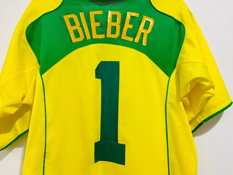 เสื้อกีฬา NIKE ทีม BRASIL เบอร์ 1 BIEBER แท้ 💯 size M ขนาด อก 21.5 ยาว 28.5 นิ้ว สภาพดี ดีเทลสวย เนื้อผ้าดีมากนิ่มใส่สบาย หายากน่าสะสมครับ รูปที่ 11