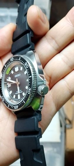 SEIKO Prospex Divers 200m.Men's Automatic ตะพาบดำ เครื่อง 4r35 เดินปรกติ ขนาดหน้า 43-47มม.รวมยม.สายยาวสภาพสวย ใส่ลุย กันน้ำ  รูปที่ 12