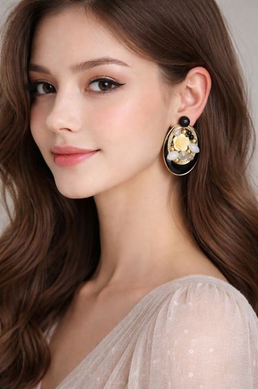 ต่างหูวินเทจ ใส่ได้2แบบ รูปที่ 6