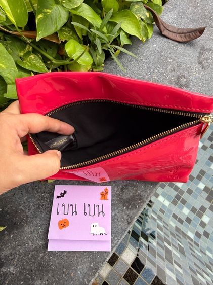 YSL แท้ กระเป๋าเครื่องสำอาง รูปที่ 2